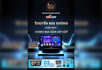 Lắp đặt màn hình Android tại Garage Tuấn Nam Painting Cần Thơ