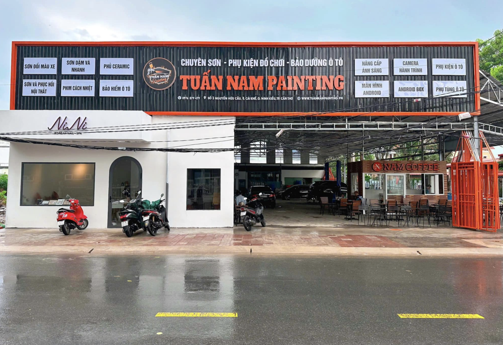 Xưởng độ đèn VF3 Cần Thơ - Tuấn Nam Painting