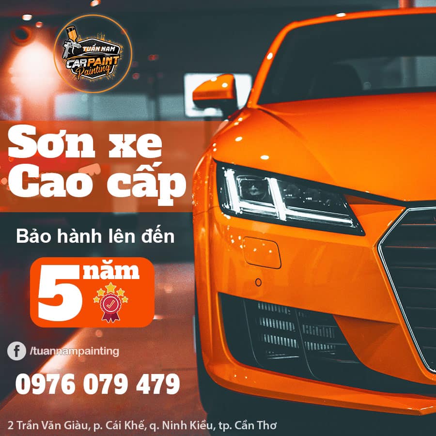 Sơn xe ô tô tại Cần Thơ 