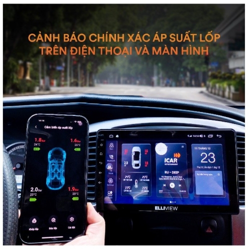  icar Ellisafe IP24 cảm biến áp suất lốp