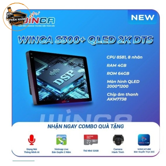 WINCA S300+ QLED 2K DTS
