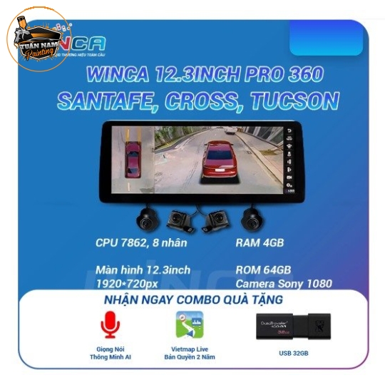 WINCA S300+ Pro 360 12.3 Inch Santafe, Tucson, Cross