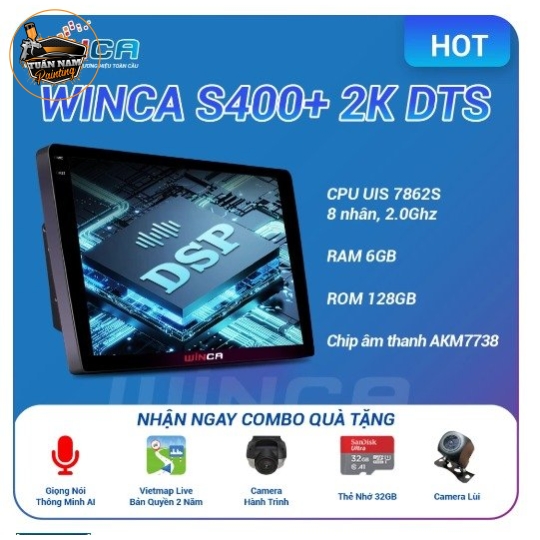 WINCA S400+ QLED 2K DTS (Âm Thanh)